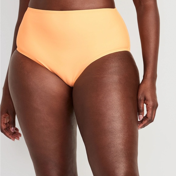 NWT OLD NAVY High-Waisted Bikini Swim Bottom COLOR SUNFISH SIZE MEDIUM - Picture 4 of 7